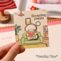 Cute enamel metal puppy bookmark for reading lovers and student stationery gift - Reading Time / 1 Piece