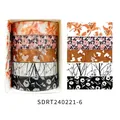 Spring floral washi tape set with five unique patterns for DIY scrapbooking and journal decor - Spring Flower Romantic Series 6 (SDRT240221-6) / 5 Rolls