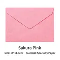 Sobre de papel especial rosa con textura de madera para tarjetas, tamaño 16x11,3cm - Rosa Niña
