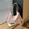 Stylish pink hobo tote bag featuring a white polka dot pattern and adjustable straps - Without Pendant / Pink