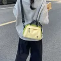 Lightweight yellow and green multifunctional crossbody bag for outdoor hiking and travel - Large Avocado Green