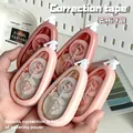 Detailed view of pink gradient anti-fall correction tapes with smooth covering power. - Set Of 5 / Gradient Pink