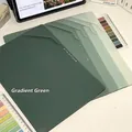 A4 grün verlaufende L-Ordner für Büro- und Studentenunterlagen-Organisation - 5er Set / Grün
