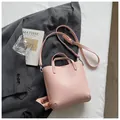 Elegant pink pebbled leather tote handbag for women with adjustable shoulder strap - Pink Without Pendant