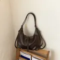 Borsa pendolare marrone scuro premium grande capacità, zaino a spalla multifunzione per donna - modello base / Caffè