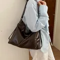 Zaino tote 3 in 1 versatile marrone scuro grande capacità per pendolari donna - Senza Ciondolo / Caffè