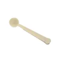 Cuillère à café doseuse 2-en-1 en plastique beige avec clip de fermeture de sac intégré - Beige