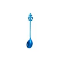 Elegant creative blue crown stainless steel coffee spoon for mugs and dessert gifts - Blue