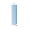 Light blue portable cutlery storage case with dimensions 4.5cm x 19.7cm x 2.5cm - Pull Style / Pull-out Box (Empty) / Light Blue