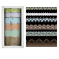 Decorative vintage lace PET tape stickers for DIY scrapbooking, Light Grace style - Light Grace Style (SDRT231022-2) / 1 Box (6 Rolls)