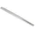 Premium reusable silver stainless steel chopsticks on isolated white background - Anti-slip Style / Chopsticks (Single Item) / Silver