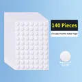 140 pieces of 1cm circular double-sided adhesive dots for DIY crafts and decoration - Small Size (Diameter 1.0cm) / 140 Pieces Pack