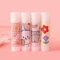 Set of four cute cartoon glue sticks with pastel patterns and bears - Cute Pet Squad Pattern / Single Pack Random
