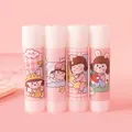 Set of four cute cartoon girl design glue sticks for school DIY crafts and stationery - Rabbit Xiao Mi Pattern / Single Pack Random