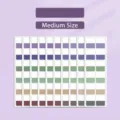 Onglets d'index de couleur Morandi de taille moyenne, pack de 120 pièces pour marquage - Couleurs Morandi / Moyen (120 Pièces/Paquet)