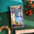 Exquisite Claude Monet Water Lilies metal bookmark with golden tassel in pink gift box - Gift Box / Water Lilies Shadow