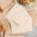 Enveloppes vintage en lin, petite taille 160x118mm, idéales pour cartes et cadeaux DIY. - Petite Enveloppe / 16*11.7cm