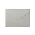Sobre de estilo occidental con textura plateada de alta gama para tarjetas - 1 Pieza / Gris claro niebla