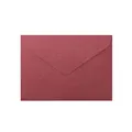 Elegante sobre granate texturizado para invitaciones y tarjetas de regalo para DIY - 1 Pieza / Rojo carmín