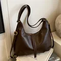 Multifunctional dark brown faux leather backpack with adjustable shoulder straps - Coffee Style (XCY56808) / Coffee