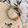 Handmade colorful braided bracelet with a red cartoon pendant for Dragon Boat Festival - Single Red Zongzi (S403 Single Red Zongzi)