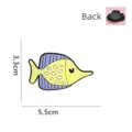 Cartoon tropische vis PVC koelkastmagneet afmetingen 5,5x3,3 cm - 斑点鱼(BXH25007)