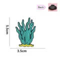 Cartoon zeegras PVC zachte lijm koelkastmagneet, afmetingen 5,5cm x 3,5cm decor - 海藻(BXH25007)