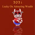 Exquisite cartoon ox brooch with sparkling rhinestones and colorful enamel finish - Lucky Fortune Cow Style (XD9498-2)