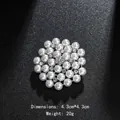 Elegant floral imitation pearl brooch pin with rhinestone accents for women suit accessory - Large Artificial Pearl Floral Style (XD973) / Silver