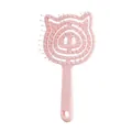 Schattige roze varkensvormige haarborstel, hoofdhuidmassage borstel voor dames en kinderen - 138 Varken Holle Kam / Roze