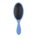 Professional Morandi blue oval cushion hairbrush with scalp massage bristles for hair care - T6 Morandi Cushion Brush / Blue