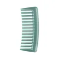 Portable gray-green travel hair comb for compact styling and smooth healthy hair - Green