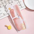 Pink cartoon bear comb set for kids, 2-piece portable mini fine-tooth hair tool. - Two-Piece Set / Pink