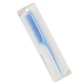 Professional light blue plastic rat tail comb for precision hair sectioning and styling - Card Packaged Set / Blue