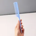 Light blue professional plastic rat tail comb for hair sectioning and styling SD701 - Bulk/Loose Packaging / Blue