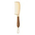 Peigne à cheveux mignon pour enfants avec poignée à empreinte de patte et boucle de suspension - Patte de Chat (1415) / Beige