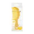 Cute yellow cloud-shaped wide-tooth vent hair brush for children and baby girls - Cloud Flat Comb / PVC Box / Yellow