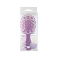 Portable purple cloud-shaped detangling hairbrush for children with cushion bristles - Cloud Airbag Comb / PVC Box / Purple