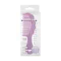 Cute light purple cloud-shaped mini hair comb for girls in clear packaging box, compact size - Cloud Flat Comb / PVC Box / Purple