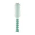 Mint green hairbrush with unique twisted handle design - Green Twist Vent Brush (No Holes)