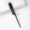 Professional black anti-static tail comb for hair styling and precision parting - Rat-Tail Comb (8813) / Black