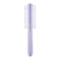 Professional lavender macaron round styling hairbrush for volume and inner buckle curls - Purple