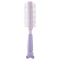 Professional light purple cartoon bear styling round hairbrush for salon hair curling - Curly Hair Mouse Style / Purple