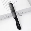 Professional black anti-static hair styling comb with 17.5cm measurement - Hairdressing Comb (06812) / Black
