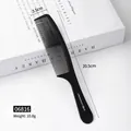 Professional black anti-static barber hair styling comb with precise 20.5cm length - Styling Comb (06816) / Black