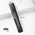 Professional anti-static styling comb 19.6cm length and 12.3g lightweight design - Hairdressing Comb (06822) / Black