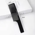 Professional 23cm anti-static carbon fiber styling comb for salon hair hairdressing - Long Rat-Tail Comb (06823) / Black