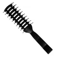 Professional black vented hair brush for men's volumizing and pompadour hair styling - Vent Brush (389) / Black