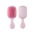 Portable mini pearlescent pink air cushion hairbrush for travel and daily hairstyling - Small Cushion / Pearlescent Pink