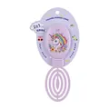 Portable cartoon unicorn pattern folding hair comb with mirror for daily travel - Purple - Unicorn - Hanging Card